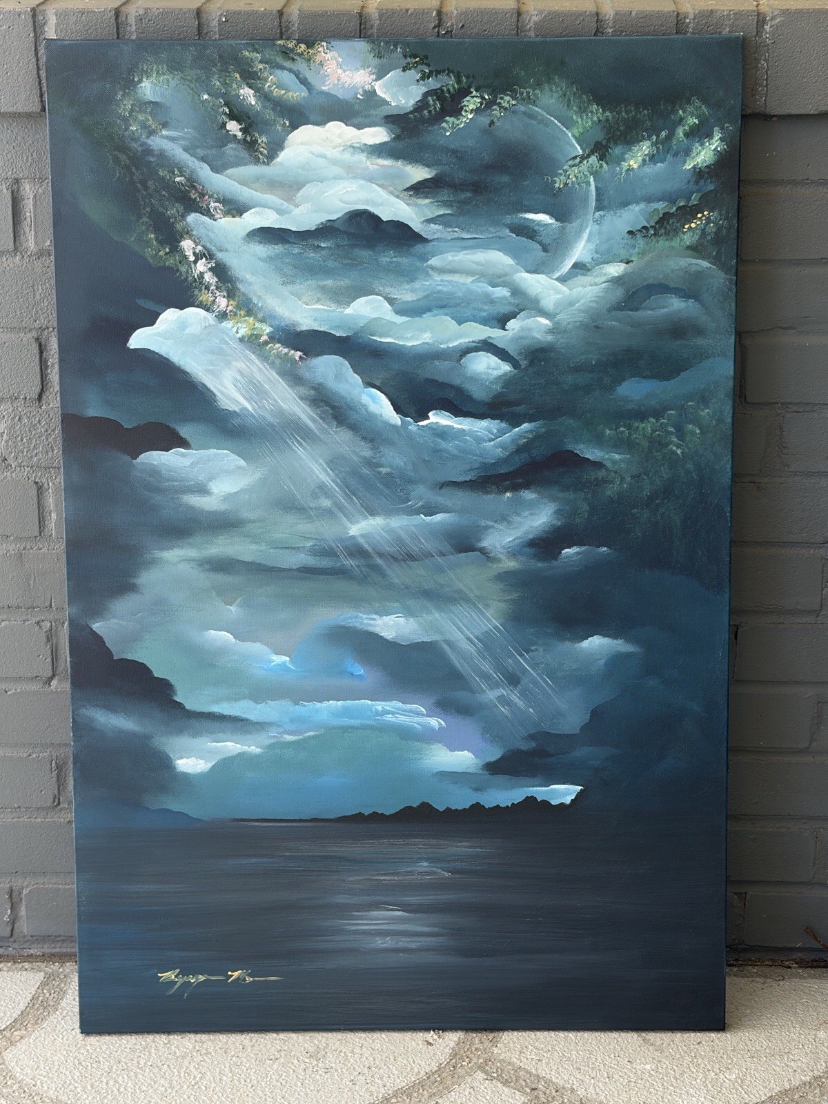 Clouds In The Night 24 in x 36 in