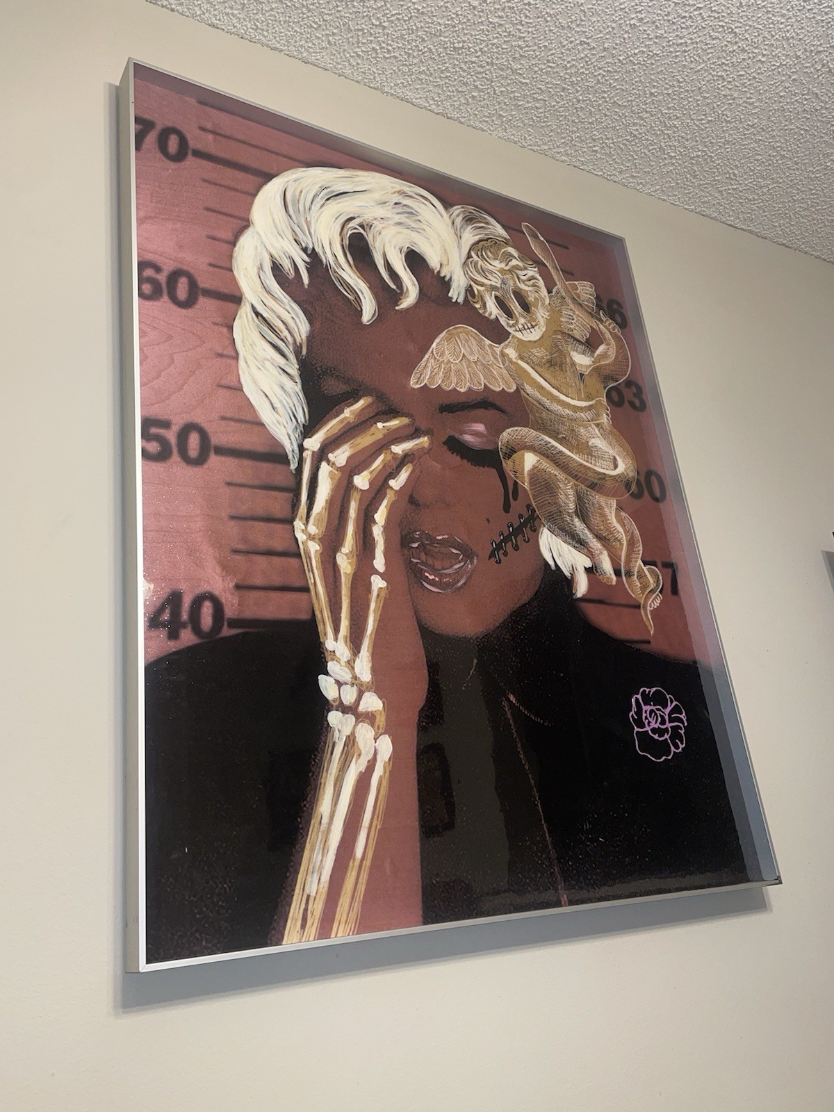 DUST OF GODS 1 Of 1 VANDAL MONROE Painting Wall Art 36.5 X 45.5 In