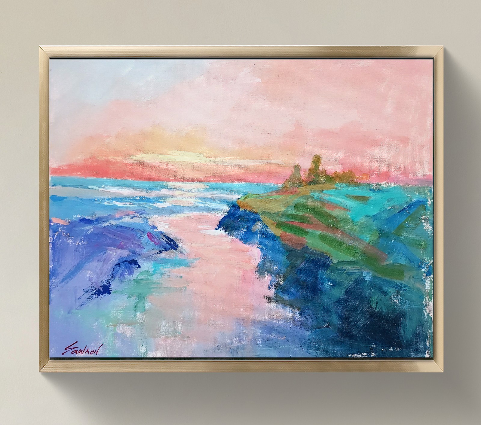 Original Impressionist Painting on 14×11 inch Canvas – Signed by the Artist