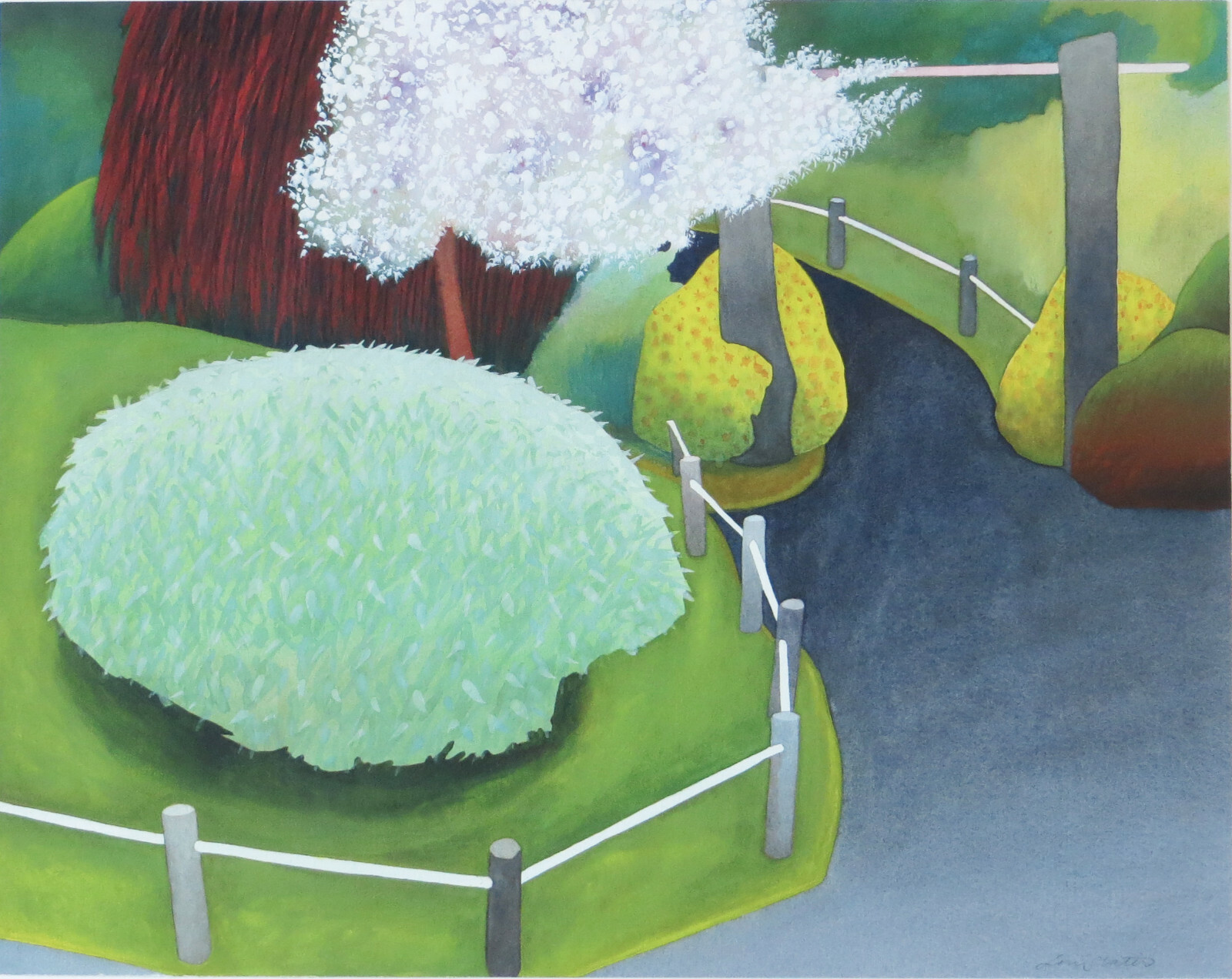 Lori Slater Watercolor – Into the Park – Magical
