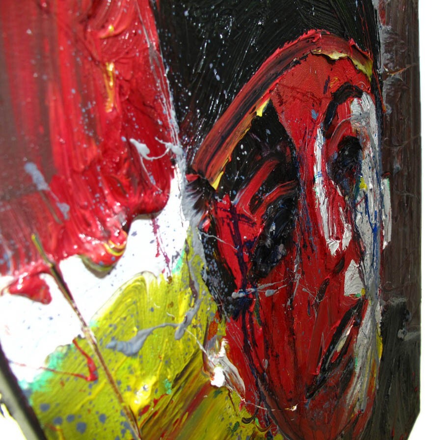 24×18″ MODERN ORIGINAL OIL█PAINTING█VINTAGE█IMPRESSIONISM█ART SIGNED ABSTRACT A