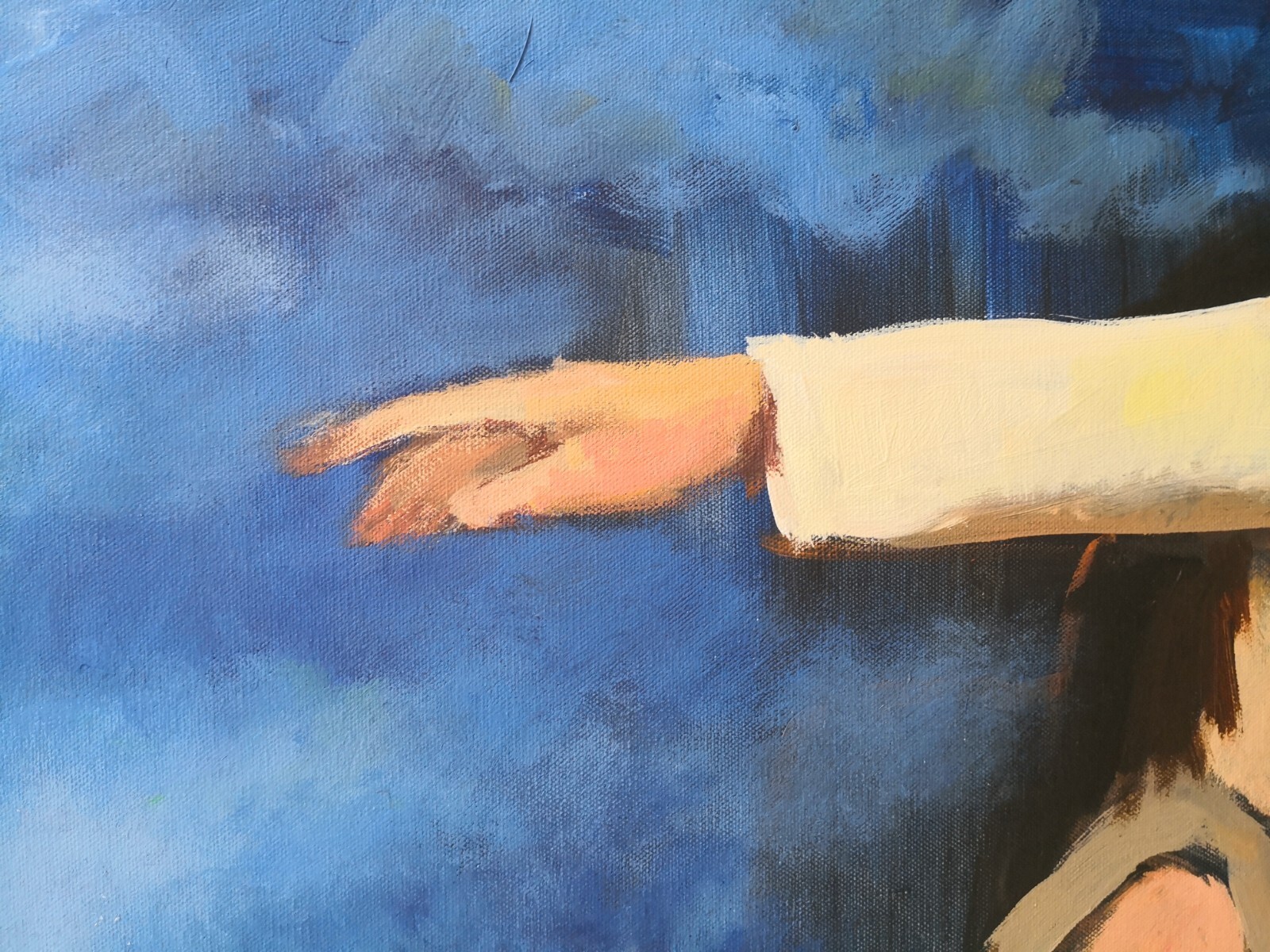 «Der Traum der letzten Nacht» 140/70/3.8cm Arcyl und Öl auf Leinwand