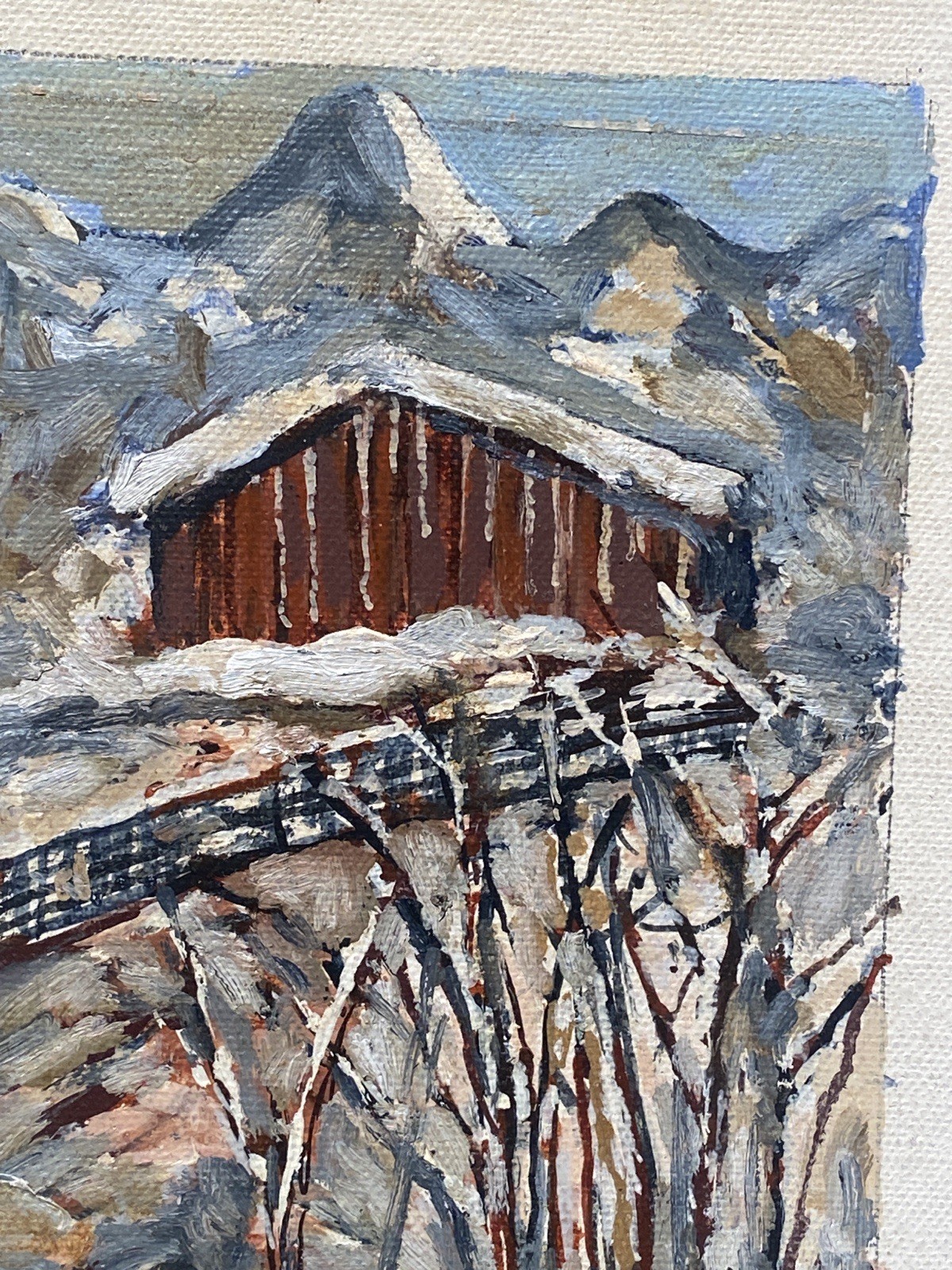 WALTER FARNDON – Small Landscape by Master Impressionist – Signed/PERFECT GIFT!