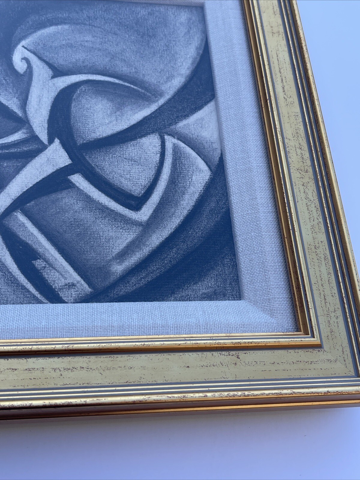 ANTIQUE Abstract Drawing Modernism Cubism Listed WALTER E COHEN JR 1930’s Deco