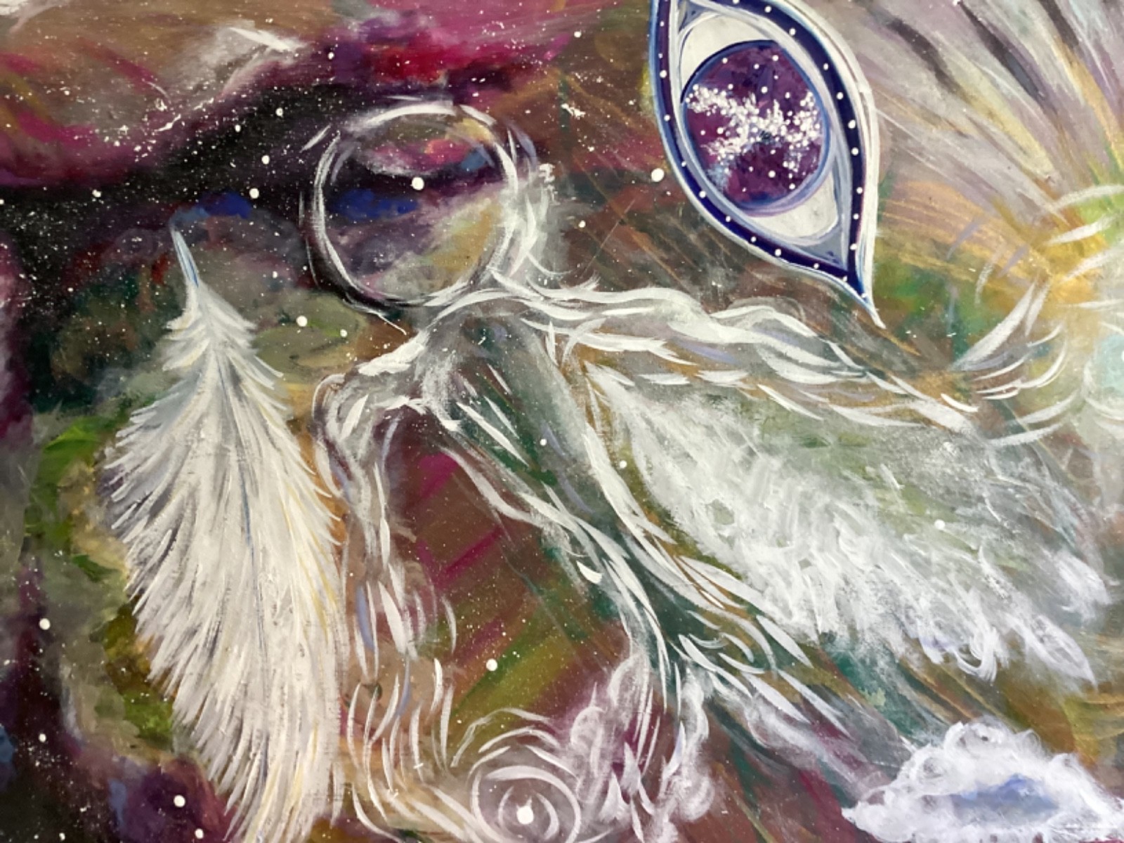 Celestial Awakening Codes – High Frequency Galaxy Painting Colab Yaakov & Tatara
