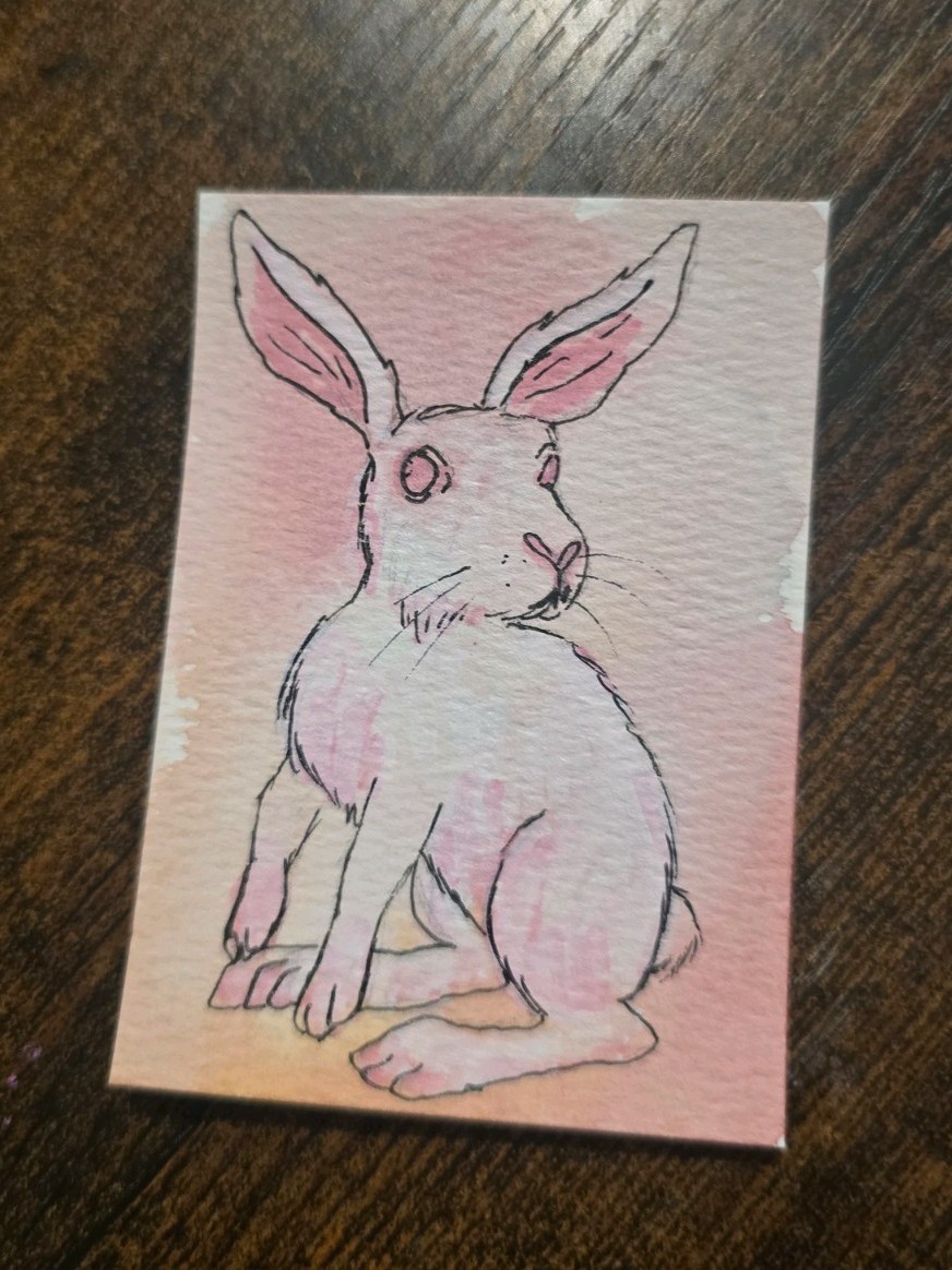 ACEO Original Art Painting 2.5×3.5 Inches