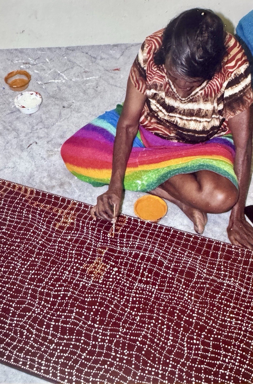 Dorothy Napangardi . Authentic Collectable Aboriginal Art, Incl COA, photo;s