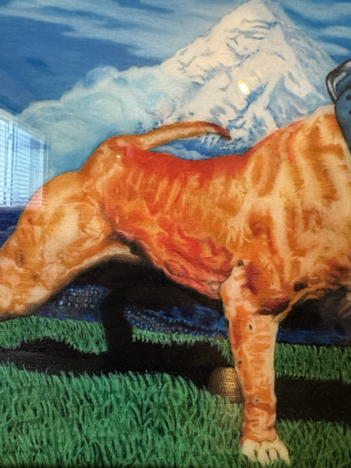 Resin Artwork of Gr Ch Mayday ROM In Ecuador | Oil Color Pencil On Plywood