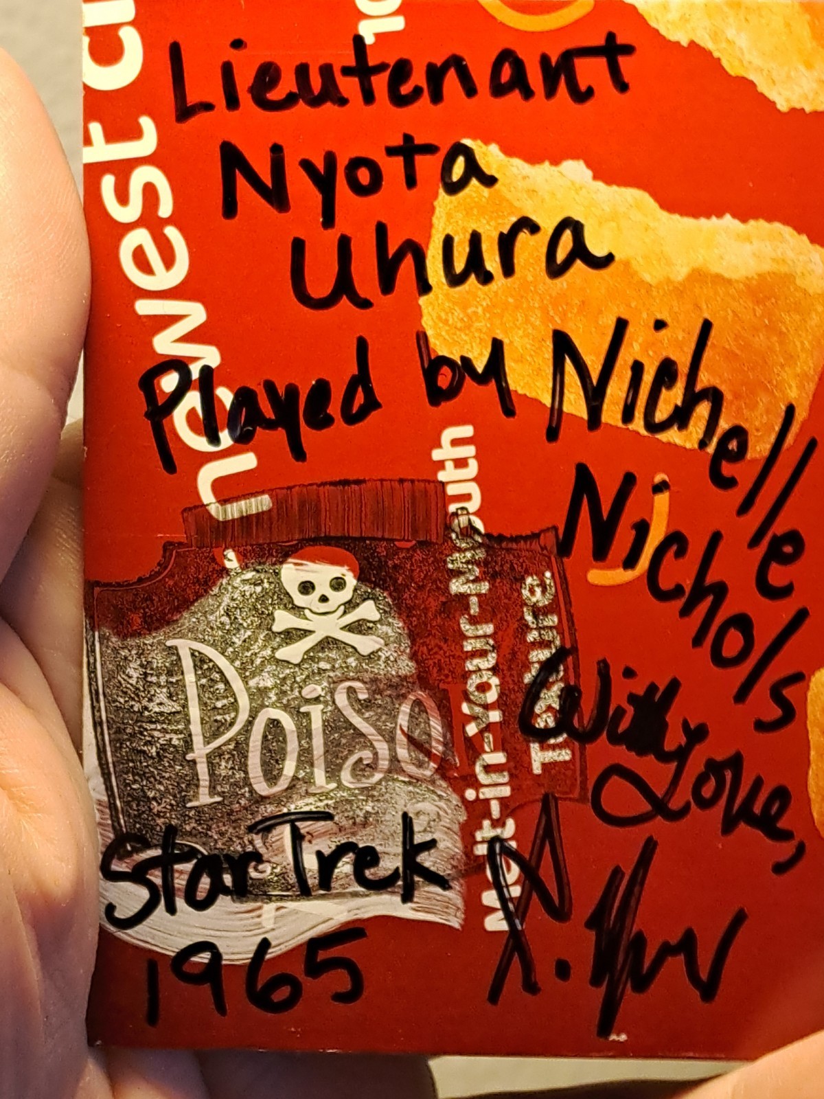 aceo original art card acrylic ink «Lt. Uhura, Star Trek» (ooak) Limit 1/1