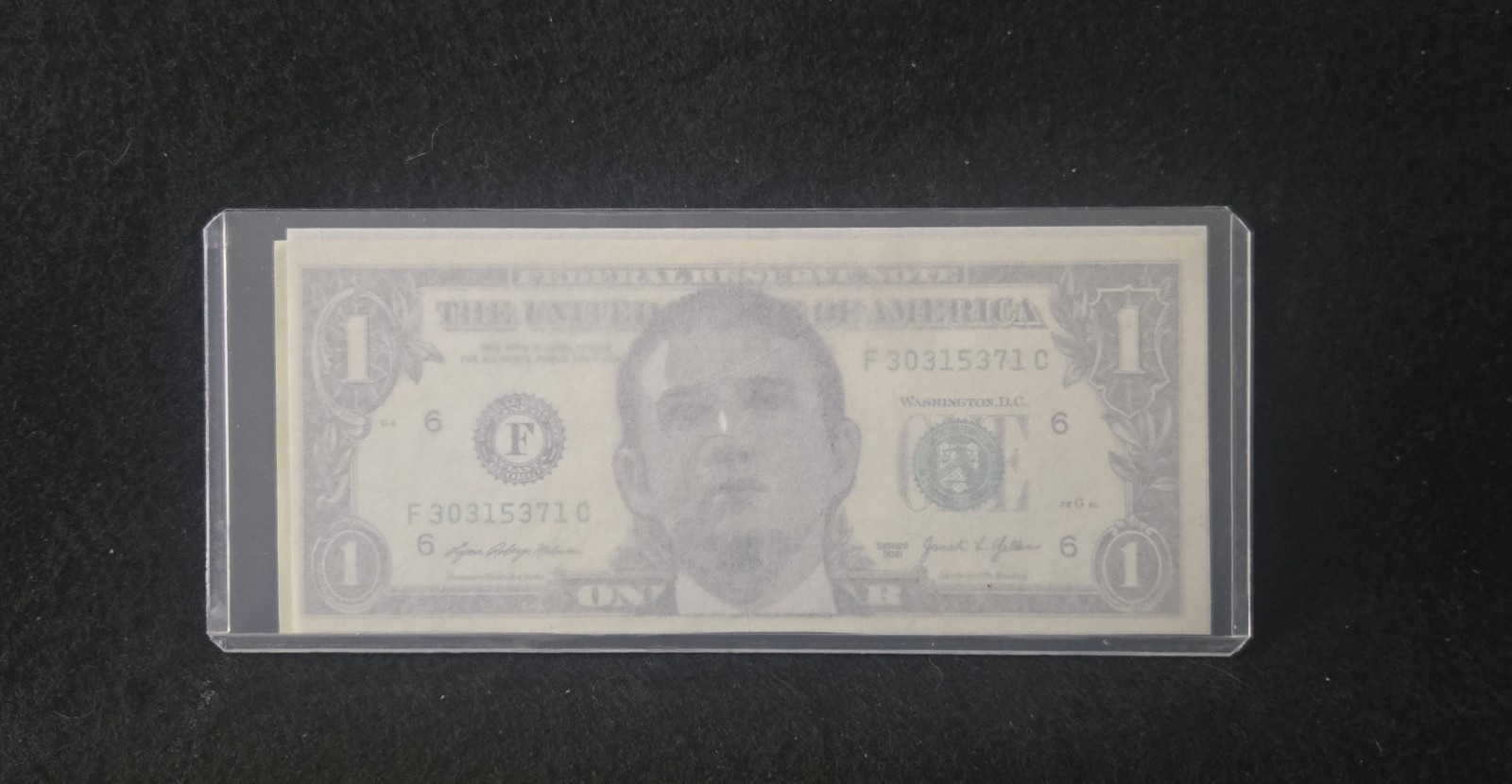 BARRON TRUMP. USA. POTUS. Hand Painted. New Bank Note. Real USD Dollar Bill. COA