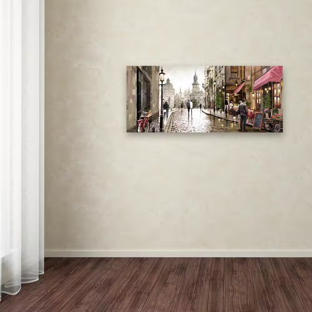 20 In. X 47 In. «Caf Milano» by the Macneil Studio Printed Canvas Wall Art