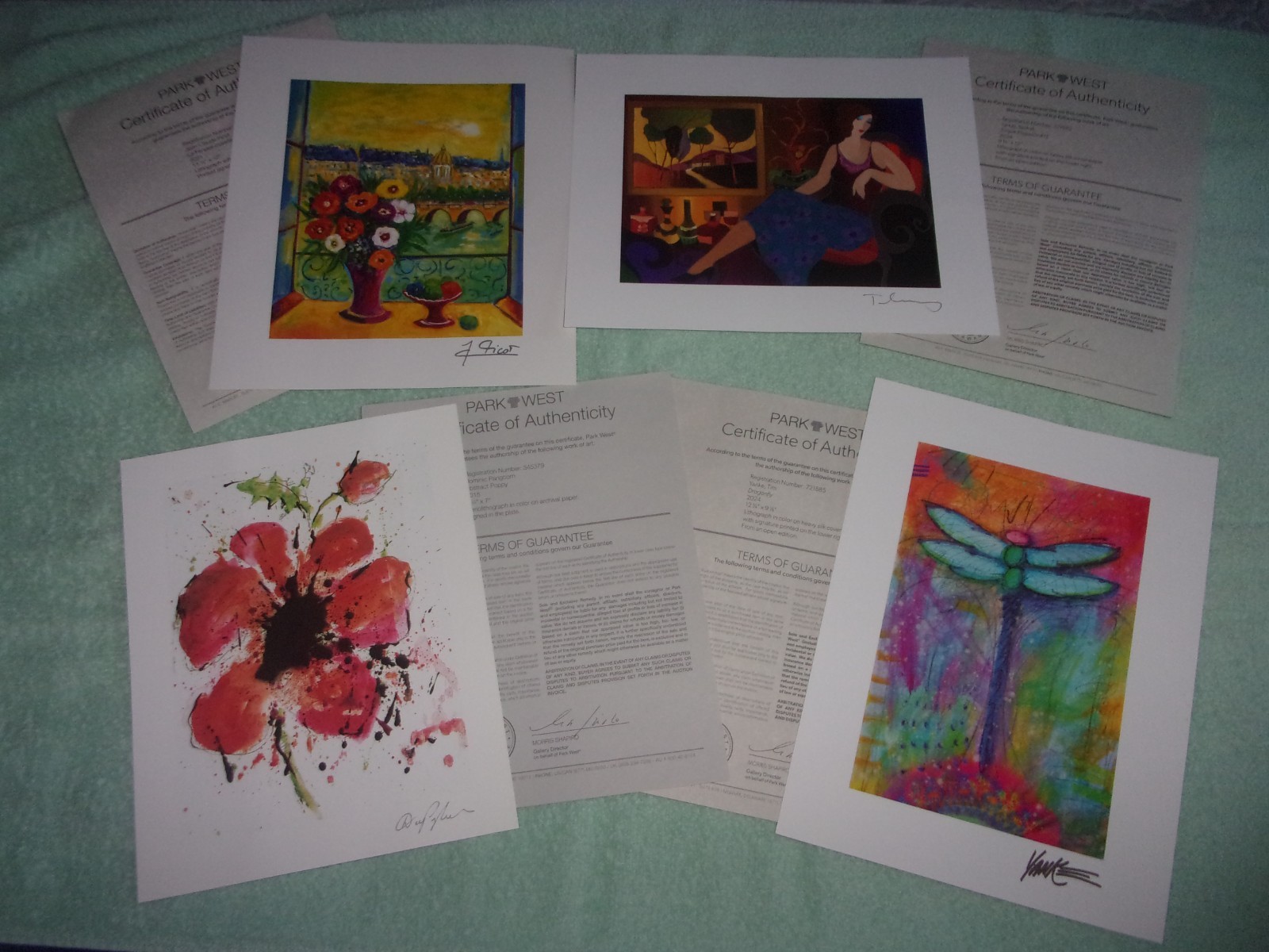 CRUISE ART from PARK WEST GALLERY, WHOLESALE LOT OF 4
