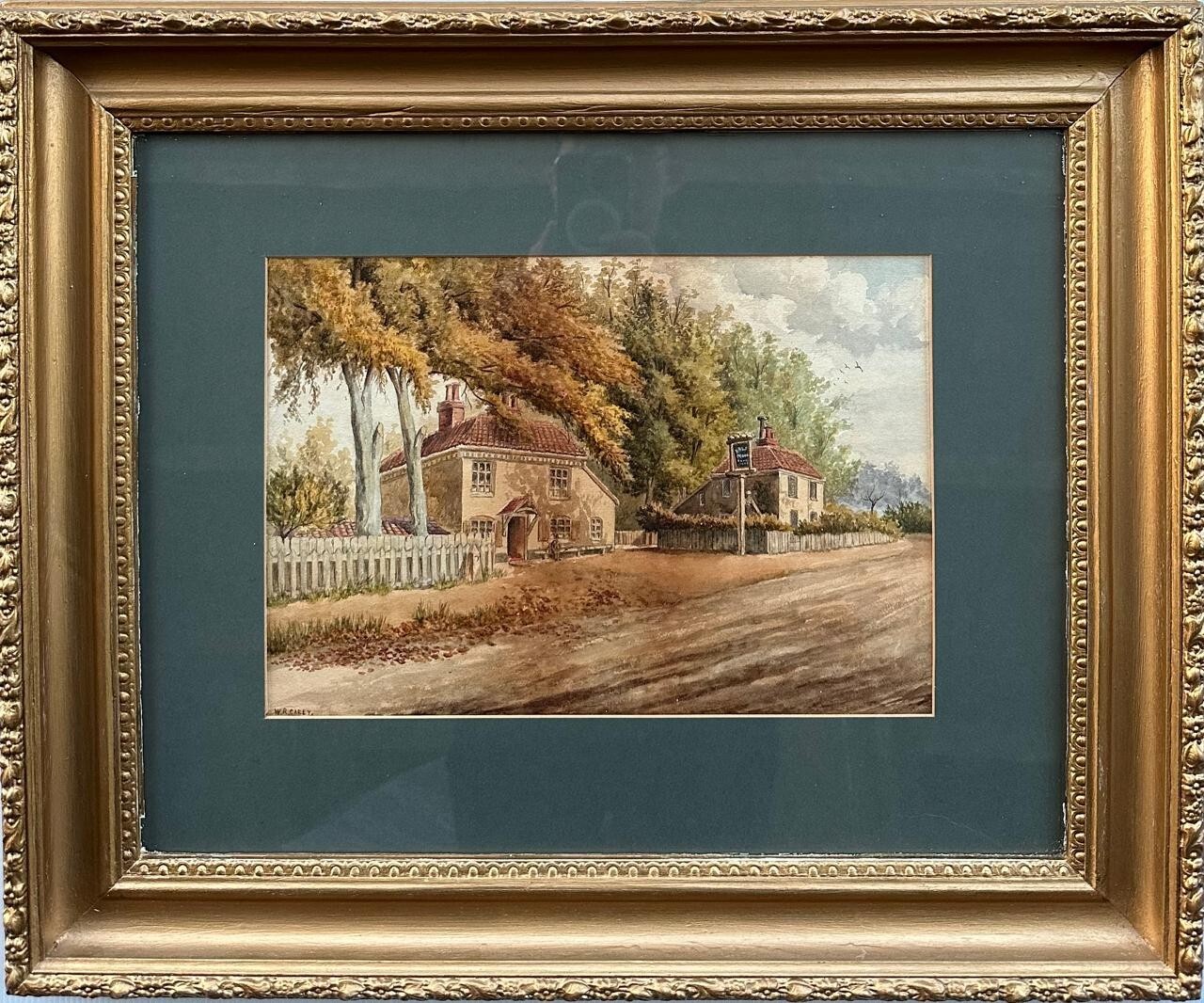 W. R. Carey : Street Landscape, signed watercolour