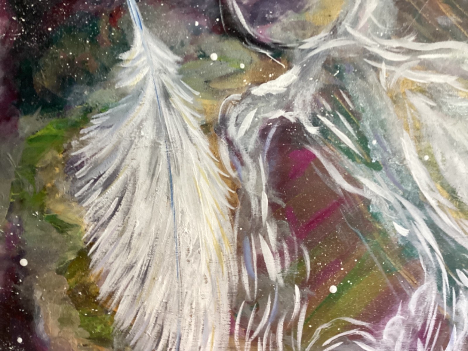 Celestial Awakening Codes – High Frequency Galaxy Painting Colab Yaakov & Tatara