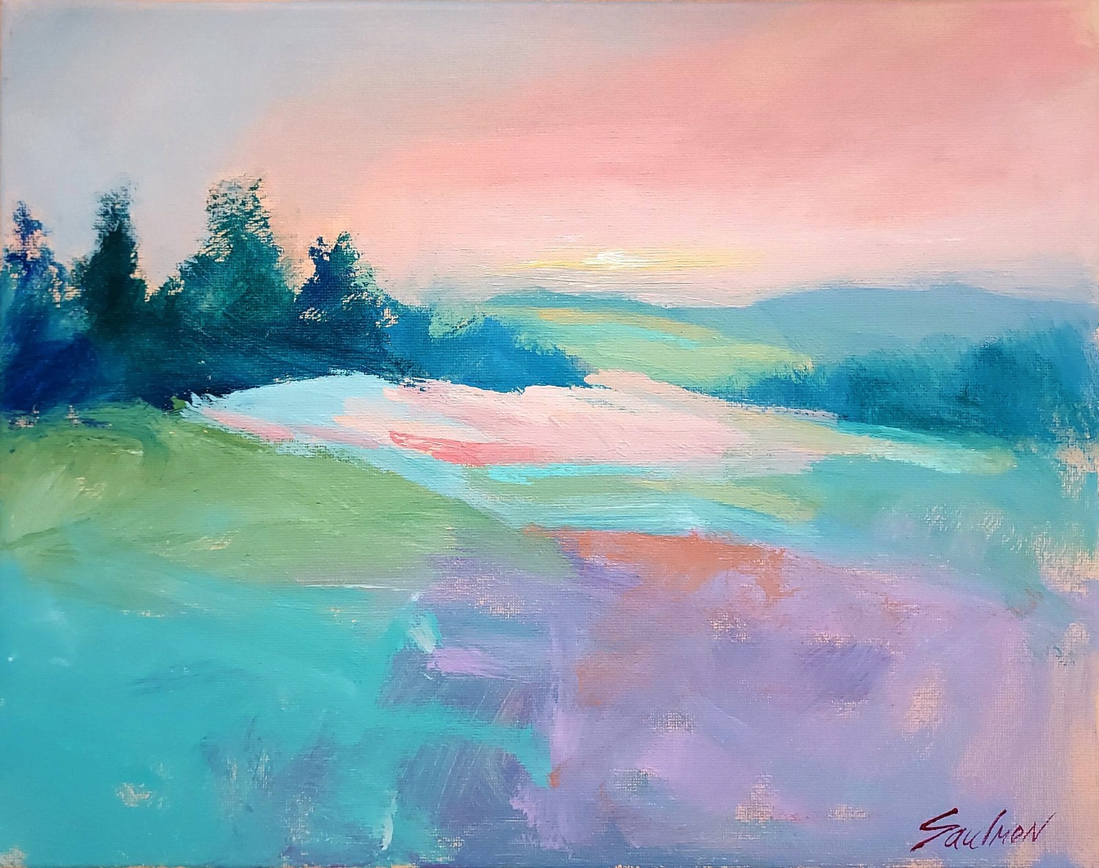 Original Impressionist Painting on 14×11 inch Canvas – Signed by the Artist