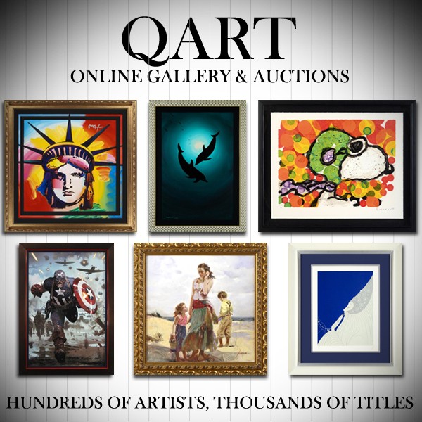 Mark Kostabi «Shifting» Framed Original Painting Canvas Hand Signed