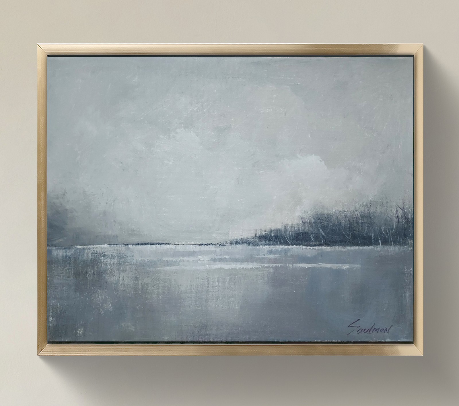 Original Impressionist Painting on 11 in x14 in Canvas – Signed by the Artist