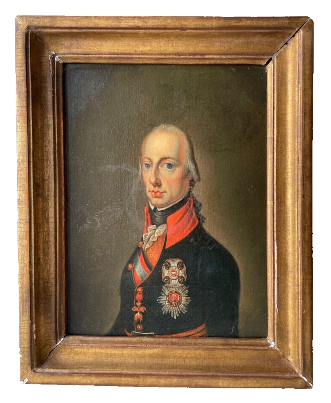 19th Portrait Emperor Joseph II Austria Royalty Habsburg Family Oil Painting
