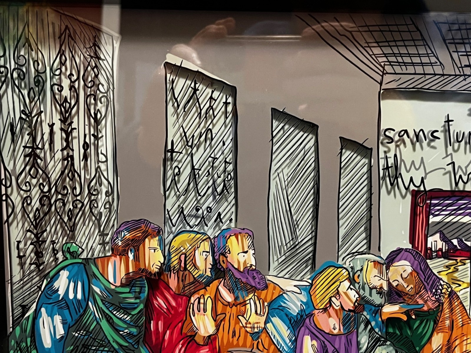 David Le Batard (LEBO) The Last Supper Revisited SOLD OUT ed, 3D Sculptograph