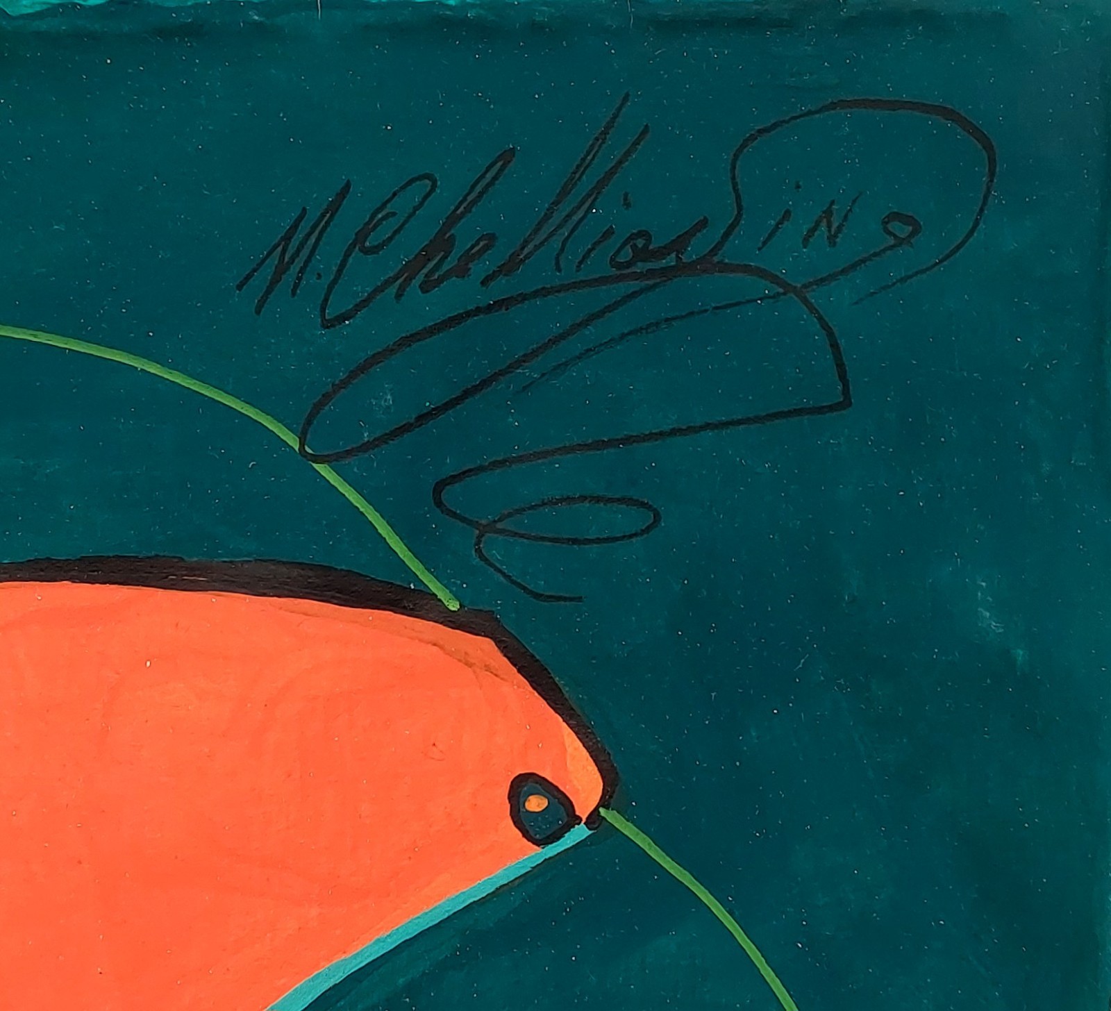 Mihail Chemiakin Signed Figurative Oil Painting on Canvas American Art