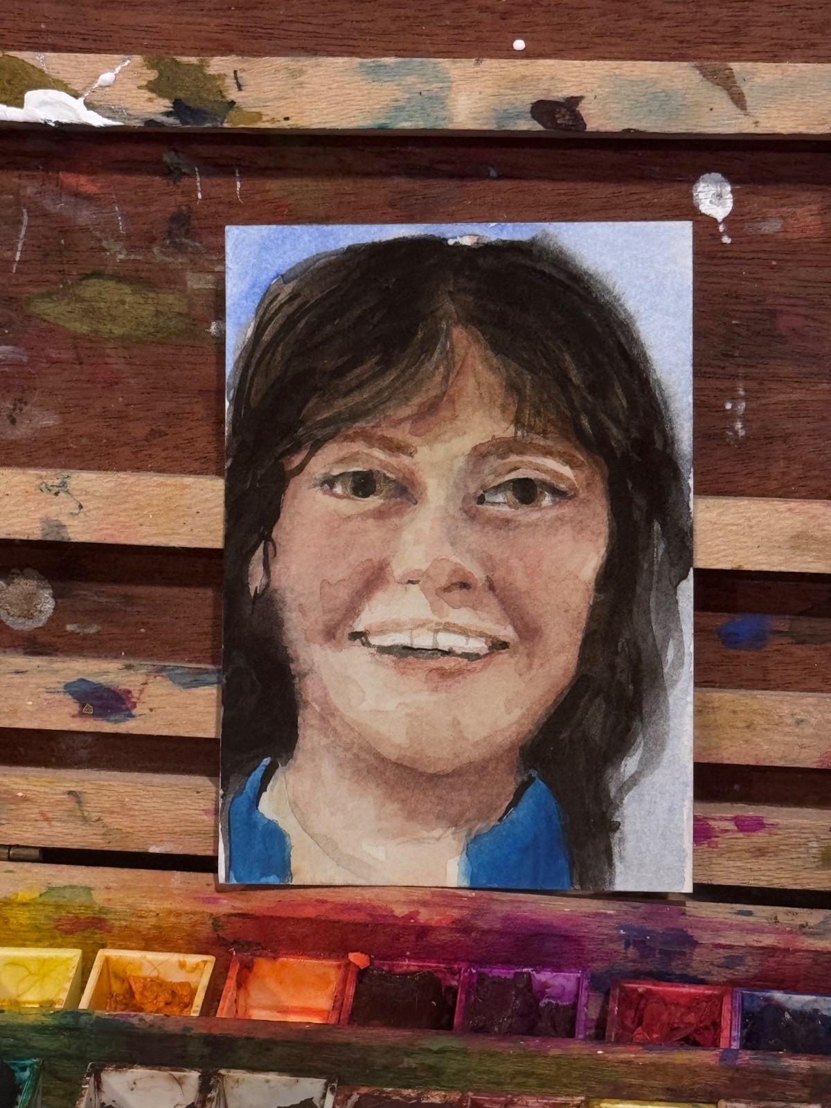 Origional Water color signed by artist ACEO Size Lucy from Fallout Fan Art