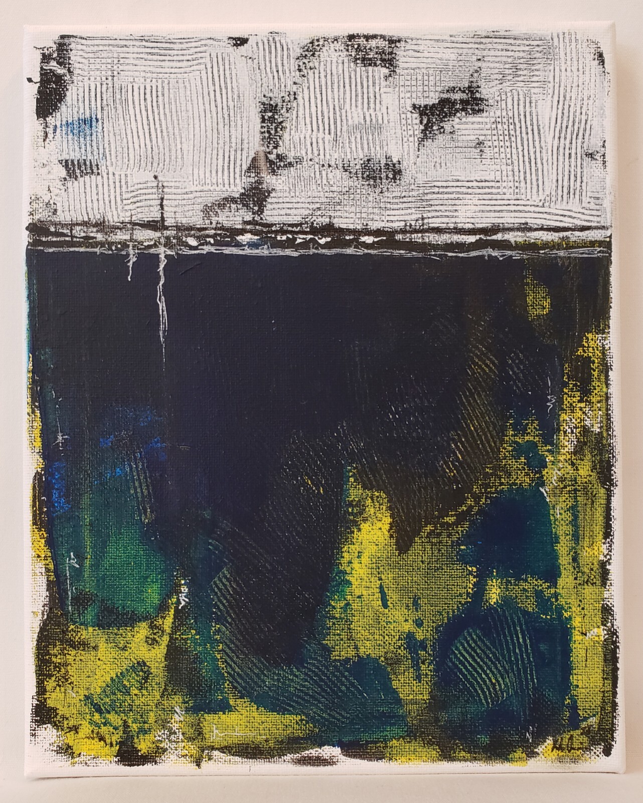No.564 Original Abstract Modern Minimal Textured Painting By K.A.Davis