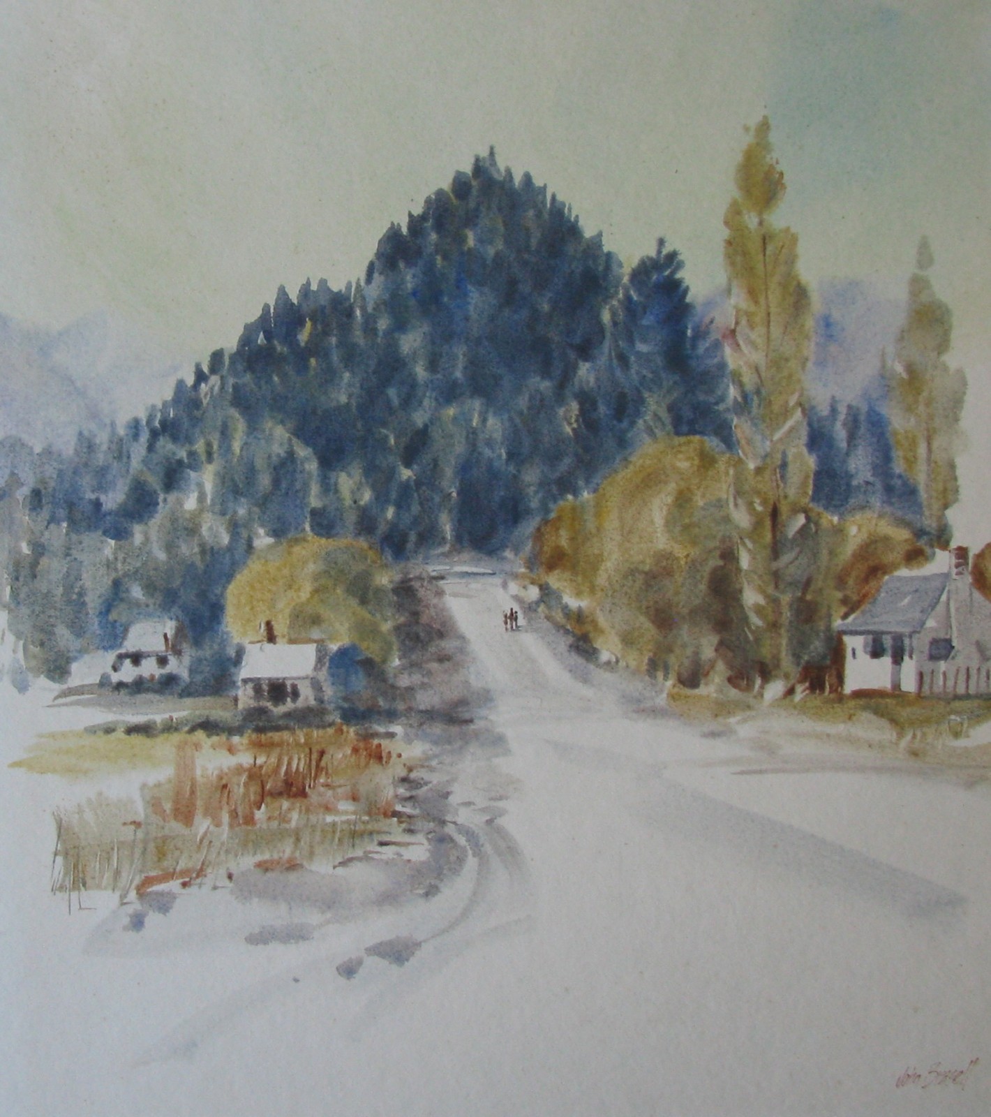 JOHN BRASELL NEW ZEALAND WC «CONICLE HILL HANMER» NEW ZEALAND C 1985