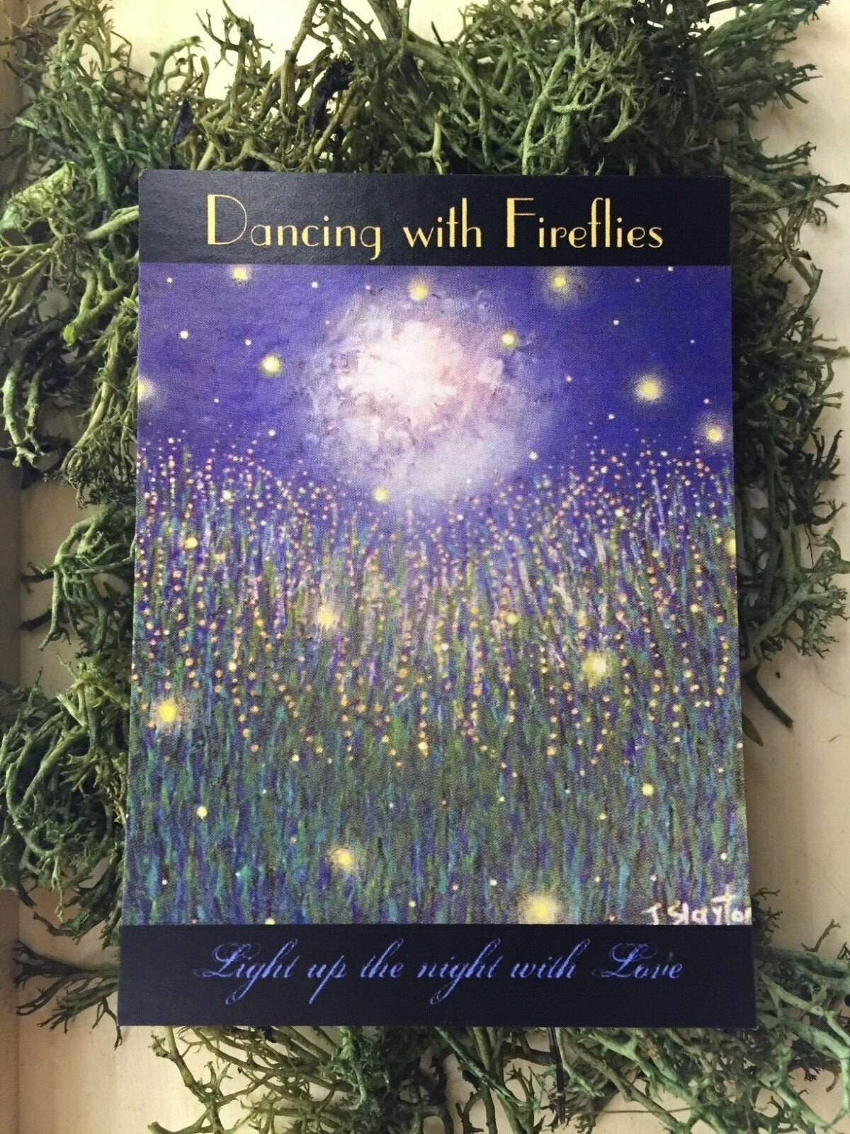 Fireflies ACEO Limited Edition Print Firefly Art Card Lightning Bugs Glow Bug