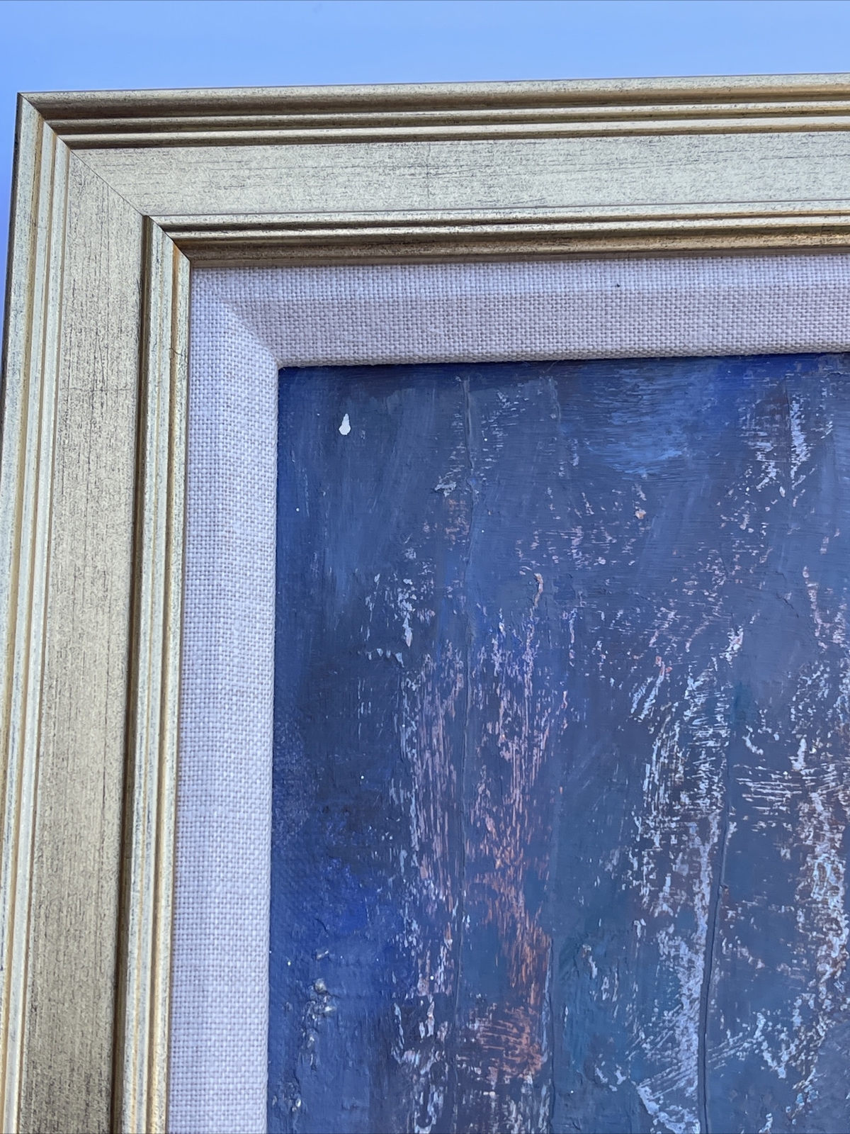 Mid Century Painting New Jersey Maurice Bilton Listed PORTRAIT modernism wpa