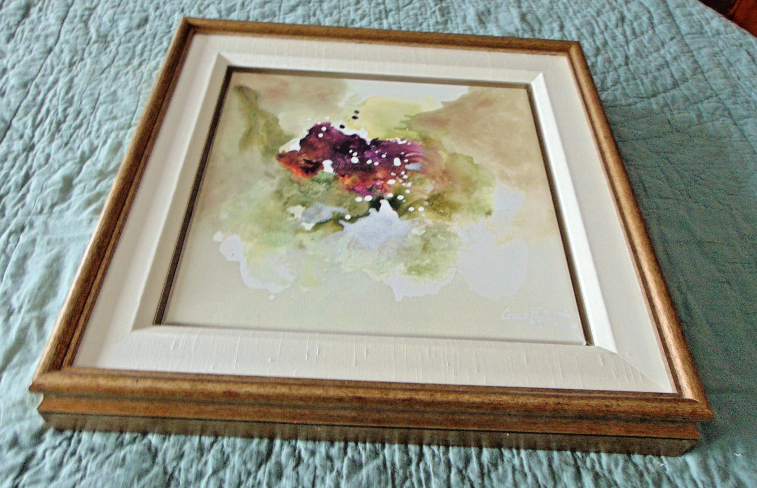 High-end wall art; Gastone Giclee; Three pieces; 23×23″; Ethan Allen ‘Oasis’