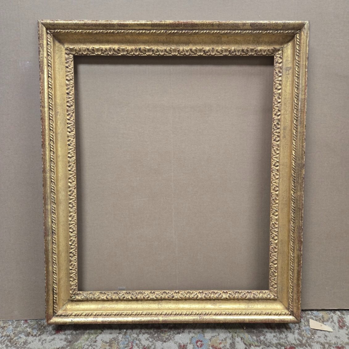Picture Frame Gilded In Gold Leaf