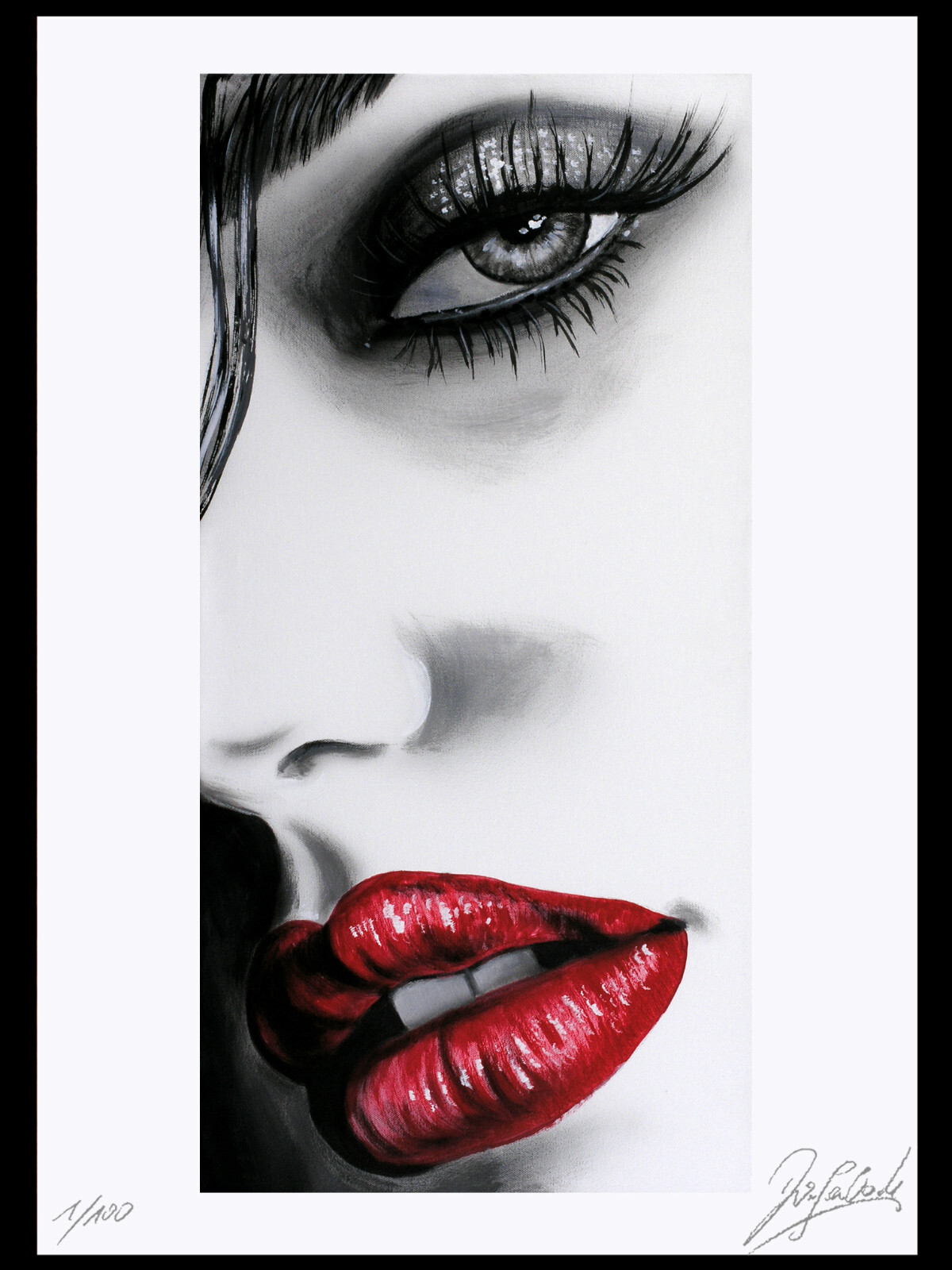 Unique Art Graphic of Original Painting, Grafica, Gráfico, Graphic, NO PHOTO!