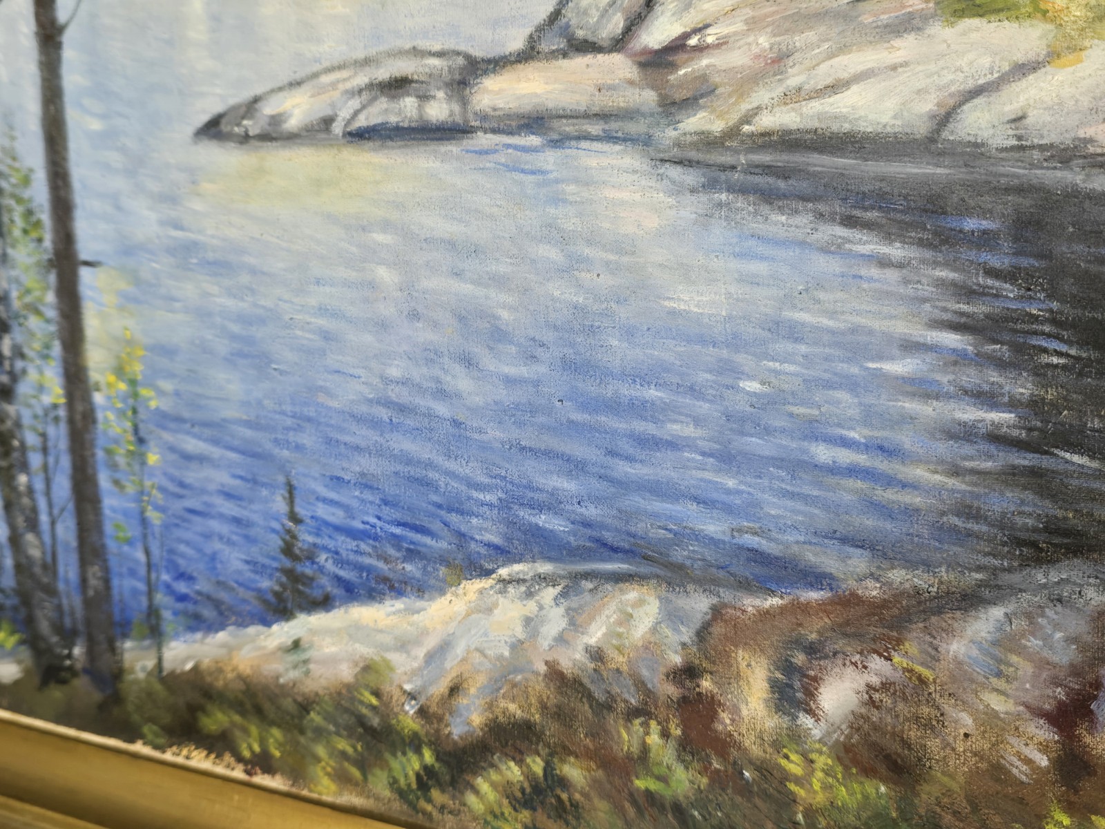 Oil Painting on Canvas, Signed