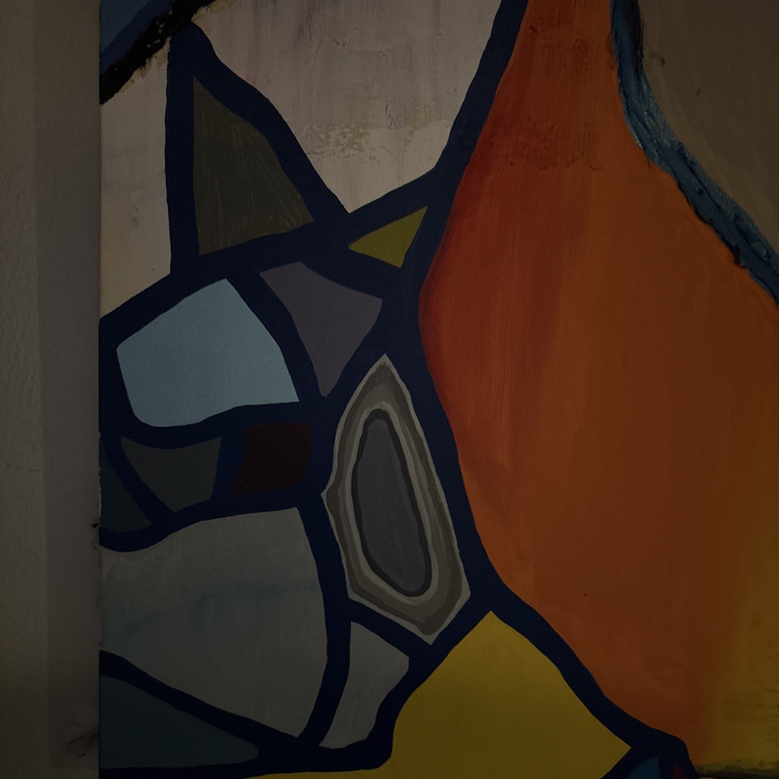 Original Art Painting Abstract Titled “when Looking At Desperately Times”