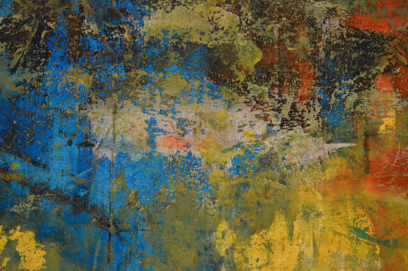 Mark Little￼Professional Canvas￼ Painting 81” X 62”(6ft 9in)Abstract Modern XL