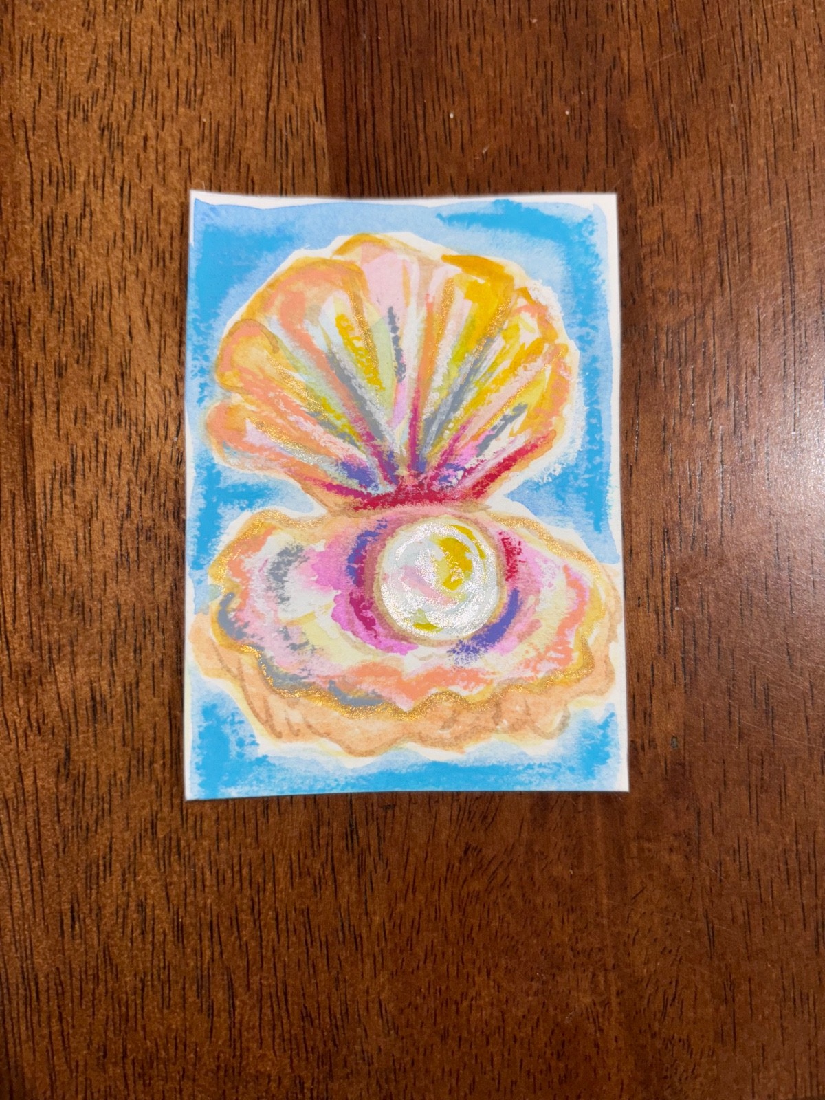 ACEO (oyster pearl), 2.5 by 3.5
