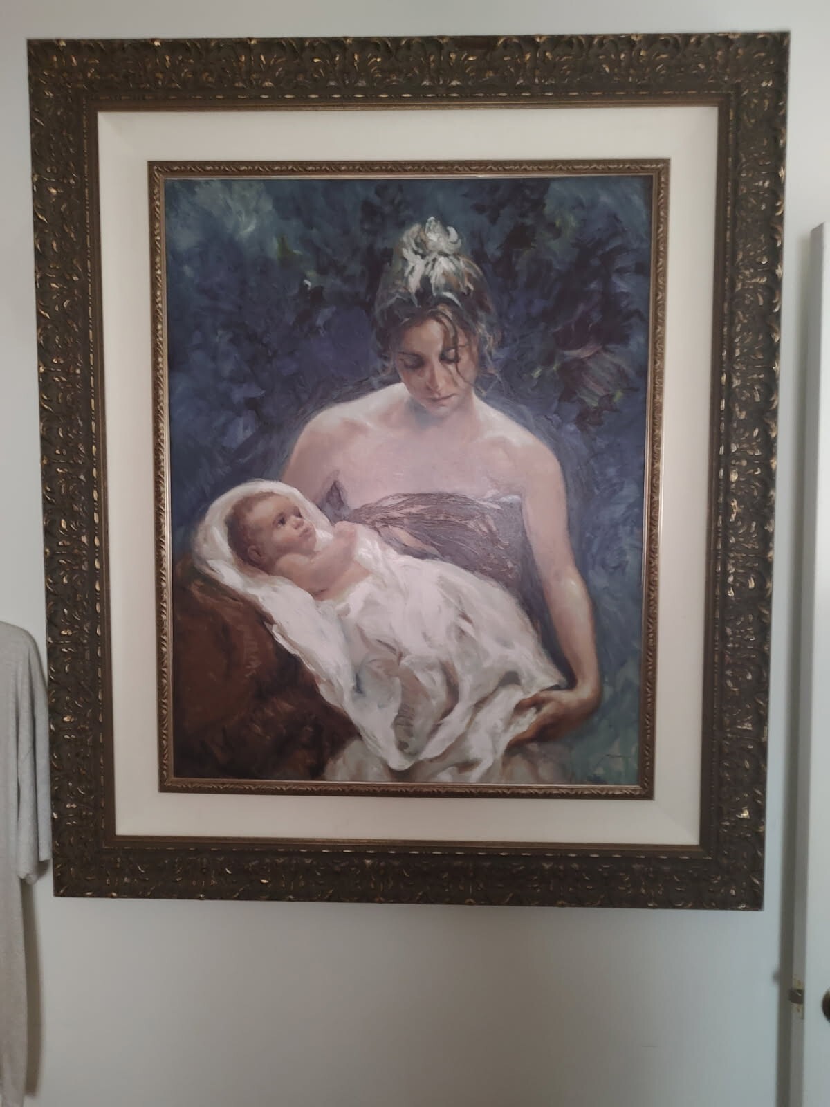 Jose Royo «Genesis» Signed & Numbered Serigraph on Panel #20/250 42 x 50″ Framed