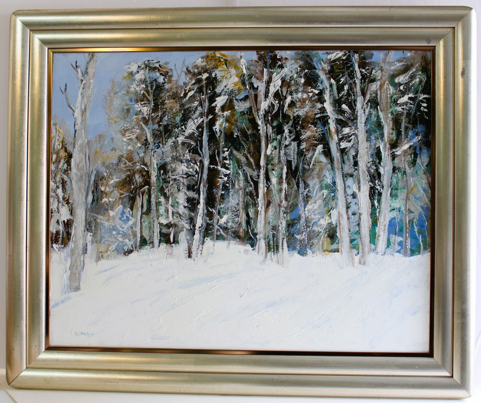 NATHAN LETOVSKY 1925-2014 OIL PAINTING ON CANVAS SIGNED 1983 CANADIAN MASTER ART