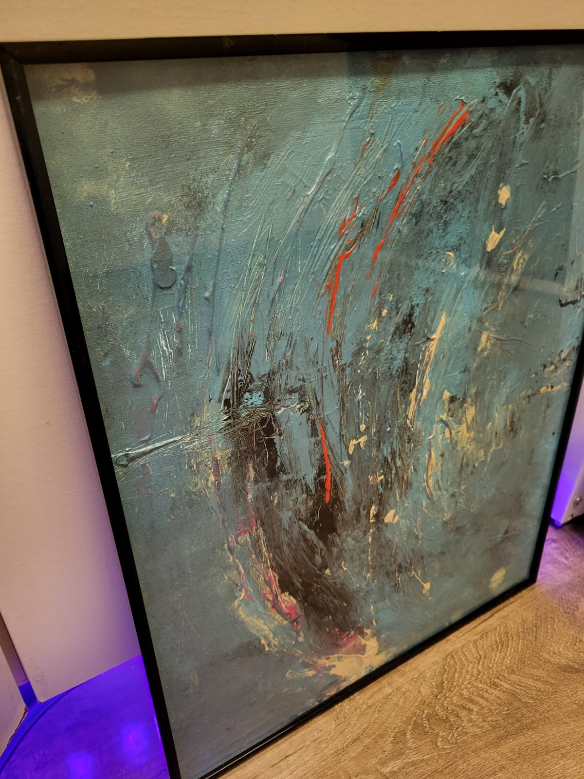 Beautiful Original Abstract ACTYLIC ON CANVAS board Modern Contemporary Art