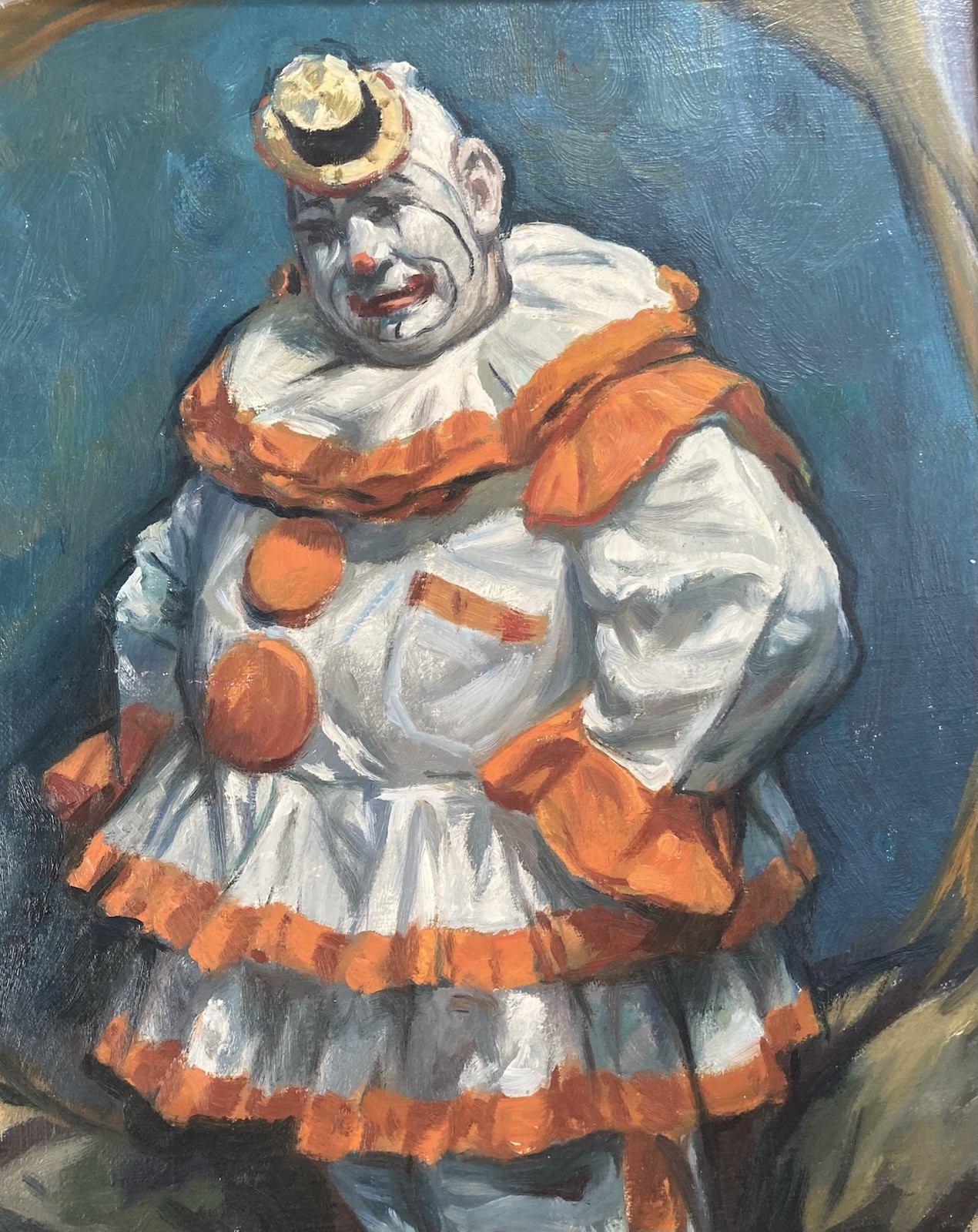 Listed California Artist Emil Kosa Jr “happy Go Lucky”Commissioned Barnum Bailey