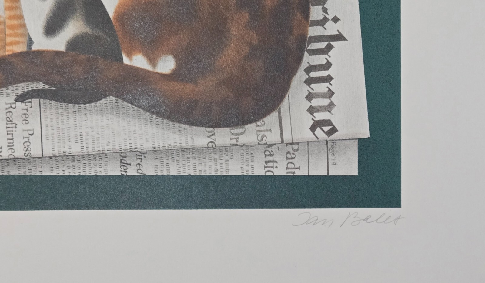 JAN BALET Lithograph, Hand Signed and Numbered