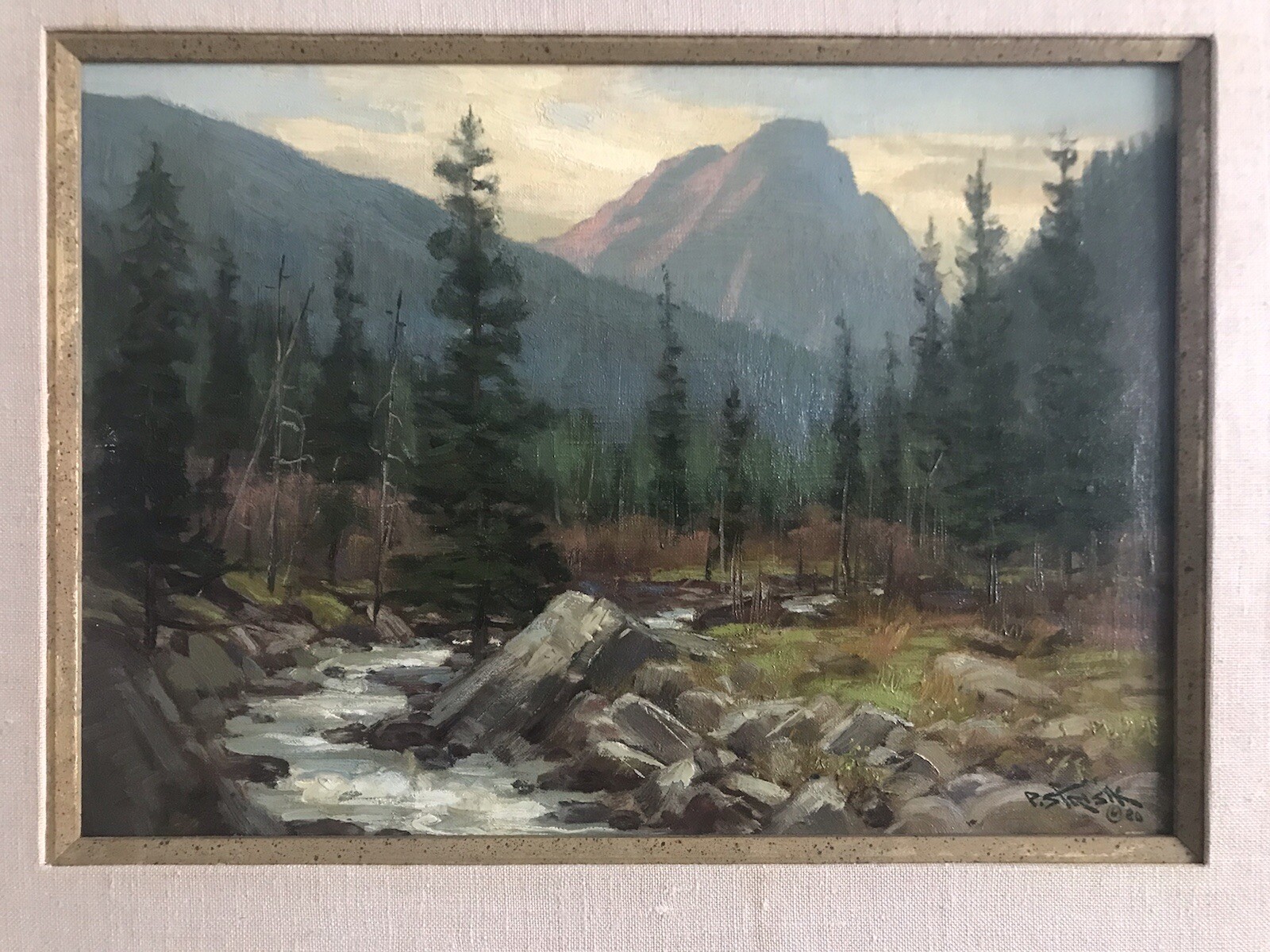 Paul Strisik, American Artist.,Original Oils on Board. Western United States 