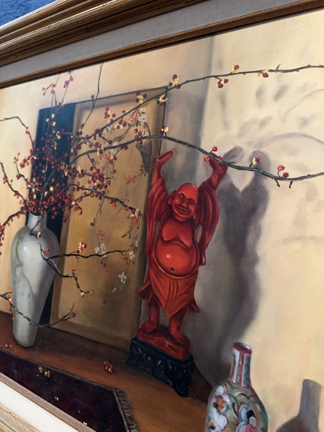 Still Life with Red Buddha