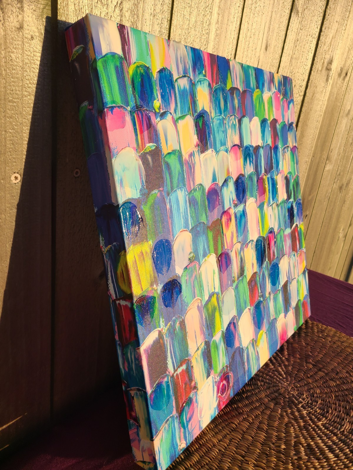 Melissa Ellis Original Palette Knife Painting Signed Art