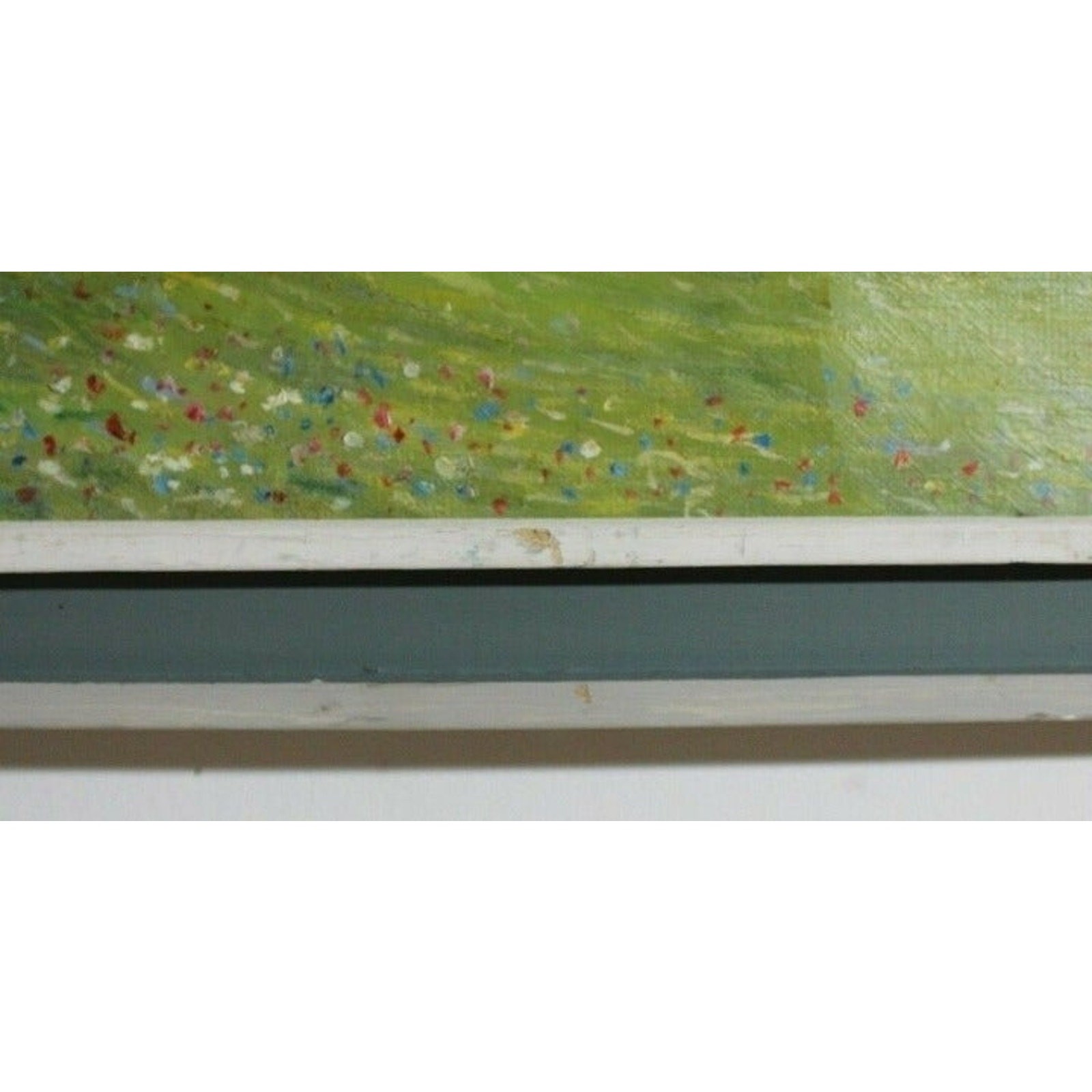 Original Landscape Painting Hermann Ruf. Oil on Canvas Art