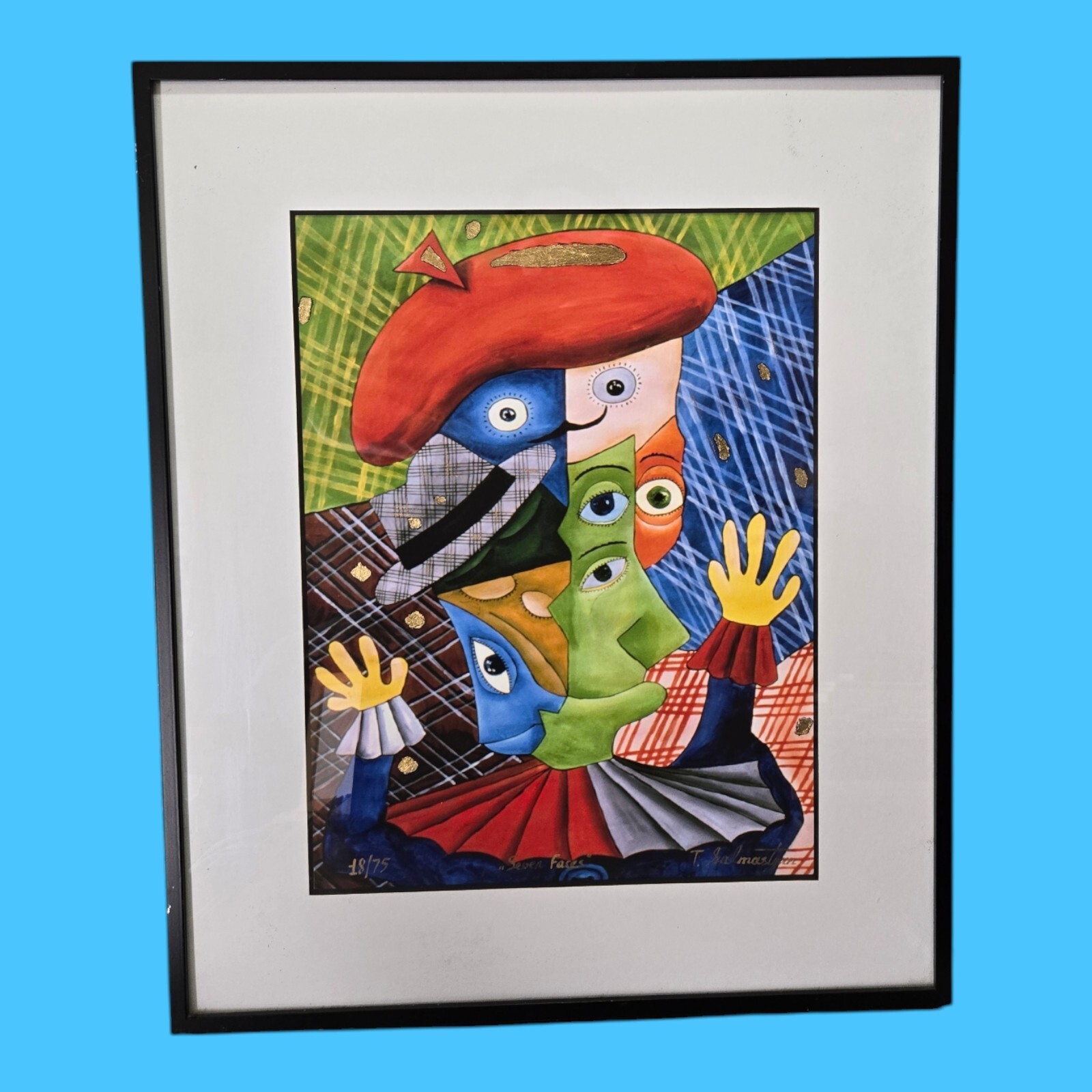 Fine Art Painting By, Tak. Salmastyan, Lithograph, # Of 18/75 Artist Hand Signed