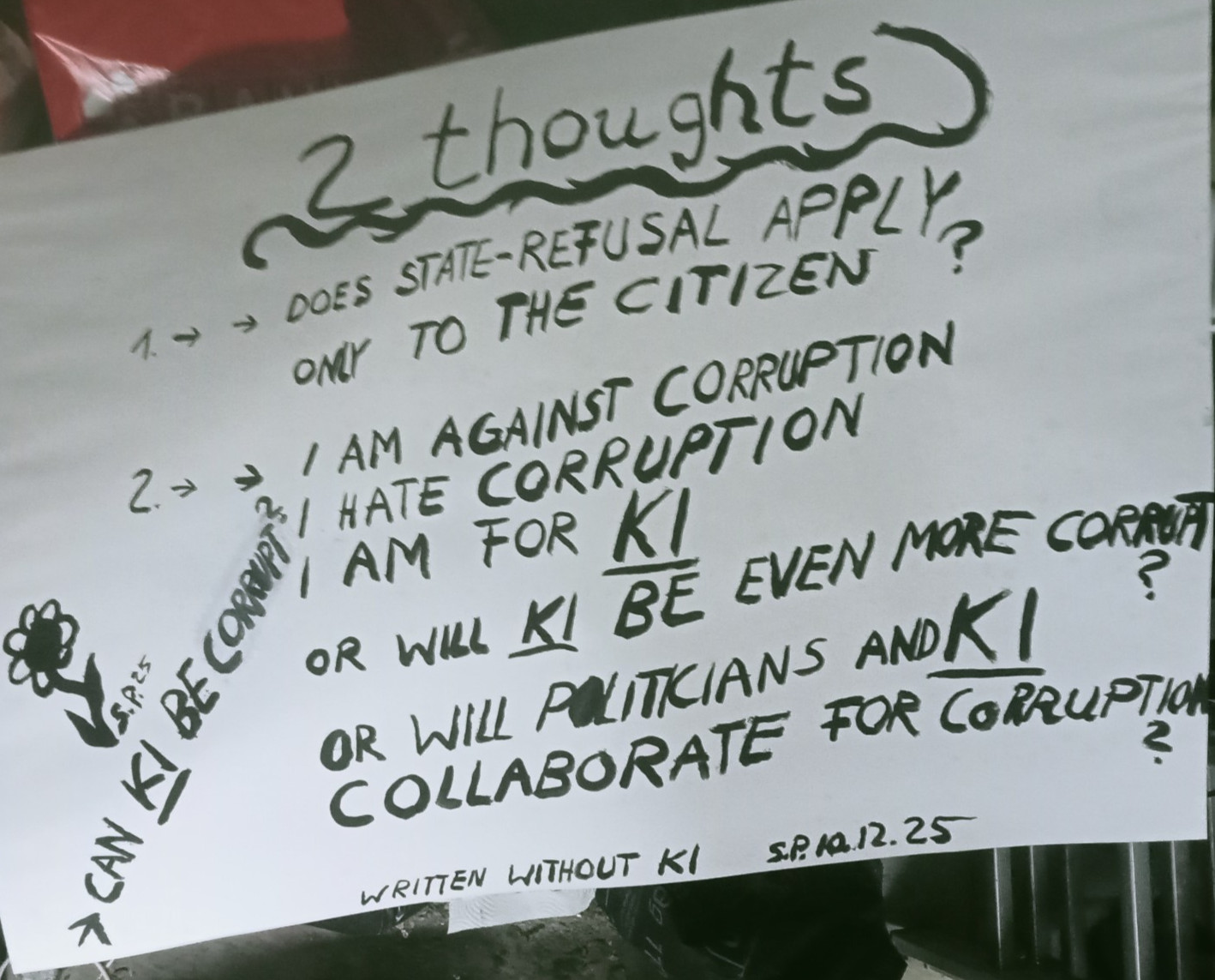 CAN AI BE CORRUPT ?—————————————-only by S.P.