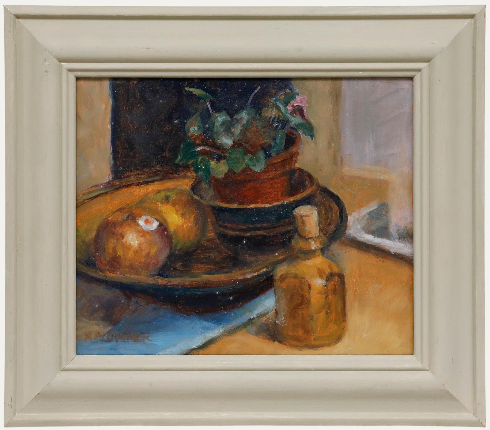 Pauline Plummer (b.1933) – Framed Contemporary Oil, Egremont Russets