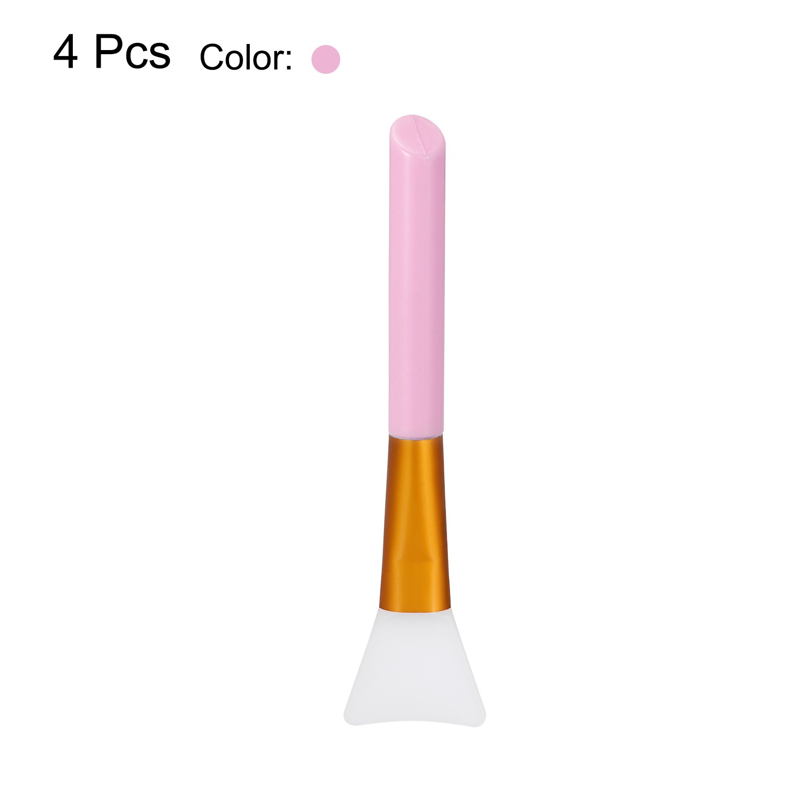 4Pack Silicone Epoxy Brushes Pink Applicator DIY Brush