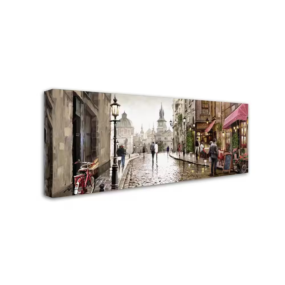 20 In. X 47 In. «Caf Milano» by the Macneil Studio Printed Canvas Wall Art